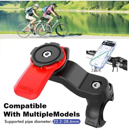 Quick Release Mobile Phone Holder Motorcycle/Bike/Scooter Handle Smartphone Riding Navigation Support For 4.7-7.2 Inch Models