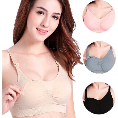 Maternity Nursing Bra Breastfeeding Feeding Pregnancy for Mothers Female Bralette Cotton Underwear Clothing Breathable