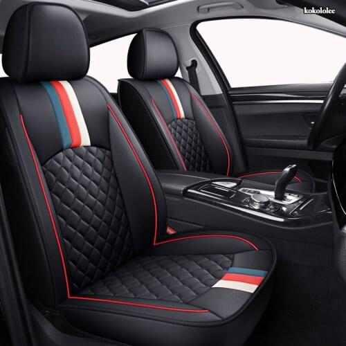KOKOLOLEE leather car seat cover for Chery a3 a5 amulet cowin e5 qq6 tiggo 2 3 5 7 fl t11 of 2018 2017 2016 2015 car seats