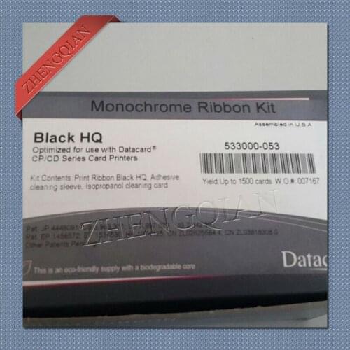 Datacard 533000-053 Black ribbon work on CD800 printer
