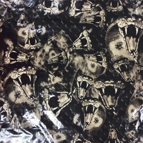 CSTSH385 50cm*20M Hydrographics Film Skull Design Sale Water Transfer Printing Film