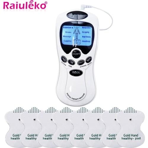 Tens Electrical Stimulator Relax Muscle Massager Dual Input Pulse Acupuncture Therapy EMS Full Body Relax Massage Health Care