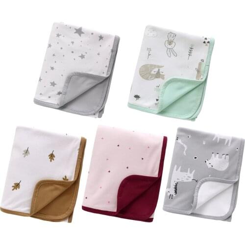 110*140cm Pure Cotton Baby Blankets Newborns Swaddle Blanket Infant Bath Blanket Toddler Swaddling Wrap Quilt for Bedding deken