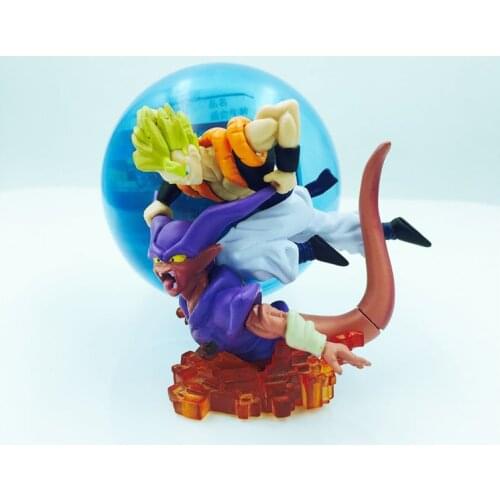BANDAI Dragon Ball Action Figure HG Gacha Scene Gogeta Battle Evil Mind Wave First Edition Old Goods Theater Version 8 Model Toy