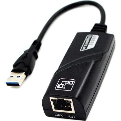 USB3.0 to RJ45 Lan Adapter Network Card Cable for Macbook Win7 QJY99 USB 3.0 Cable