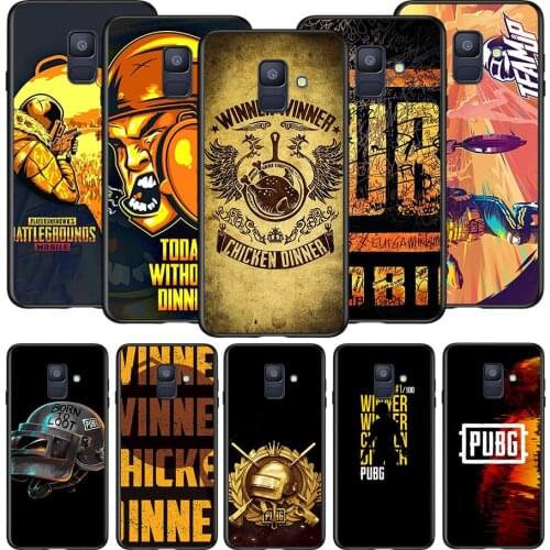 Hot Pubg Game For Samsung Galaxy A8 A9 A7 A750 A6 A5 A3 A6S A8S Star Plus 2016 2017 2018 Black Soft Phone Case
