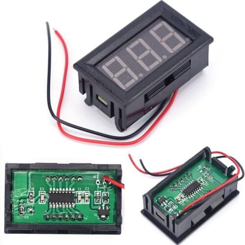 Mini Voltmeter Tester Digital Voltage Test Battery DC 0-30V Red Auto Car LW SZUS