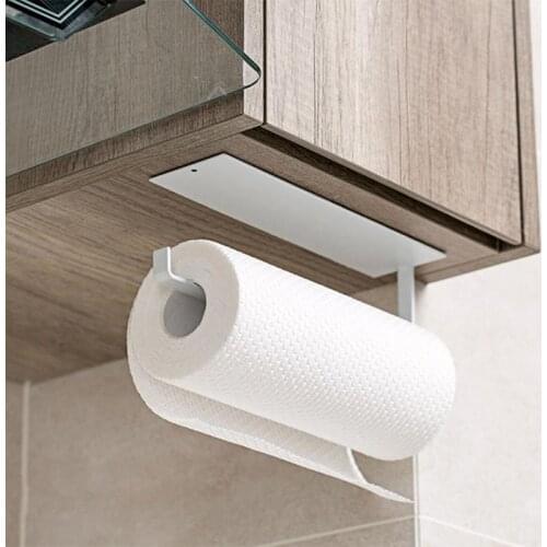 Wall Mounted Toilet Paper Holder chrome Kitchen roll paper holder Bathroom Accessories Support Dropshipping accessori bagno