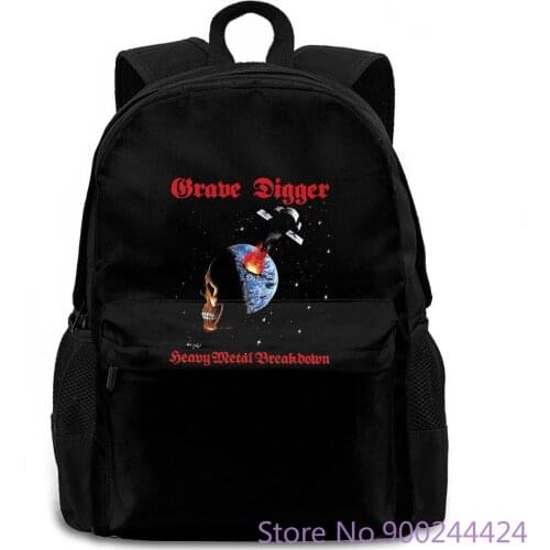 Grave Digger Heavy Metal Breakdown 1984 Album Cover New Arrival Male Boy Discounts women men backpack laptop travel school