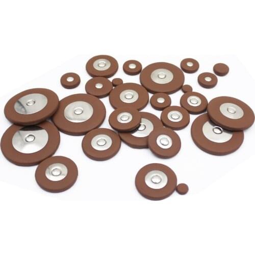 New 2015 Brand Set of 26 Alto Saxophone Leather Pads Set Pads orange