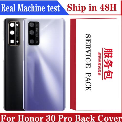 Original Battery Cover for Huawei Honor 30 Pro Glass Back housing Replacement Repair Parts Apply to Huawei Honor 30 pro EBG-AN00