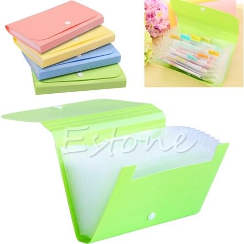 Plastic Bills Receipts File Document Case Bag Pouch Folder Card Holder Organizer Tool Bag Case G08 Great Value April 4
