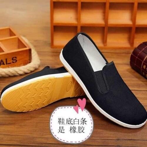 Factory direct sales of old Beijing cloth shoes, casual driver shoes, chef shoes rubber soles