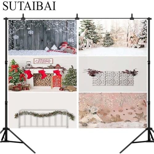 Christmas fireplace red socks photography studio background cloth Xmas children family party decoration photo backdrop