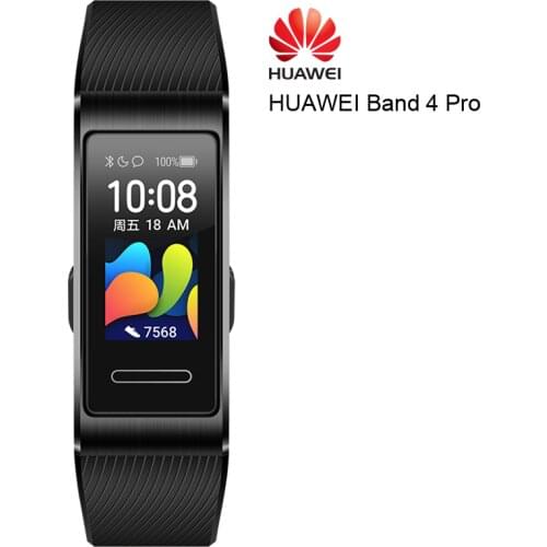 Huawei Band 4 Pro Colorful dial NFC smart card health management sports guidance independent GPS smart sports bracelet