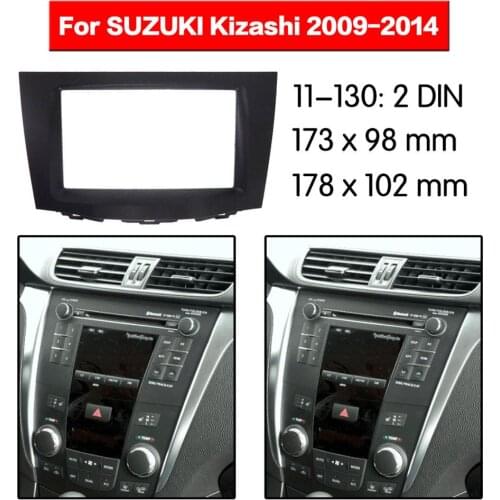 Stereo Panel Plate Car Radio Fascia Surround For SUZUKI Kizashi 2009 2010 2011 2012 2013 2014 DVD Refitting Frame Dash Kit