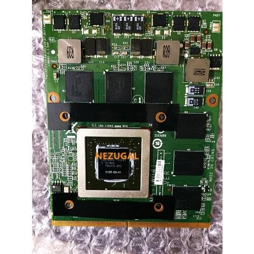 GTX560M Video Card For DELL M17X M18X MSI 16F1 16F2 N12E-GS-A1 DDR5 1.5G Display Graphic Card