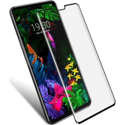 For LG G8 ThinQ 6.1" 3D Full Coverage Curved Tempered Glass 9H Premium Screen Protector Film