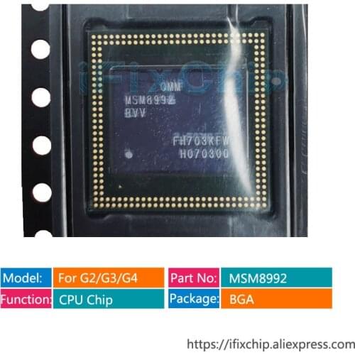 1-5pcs/lot New Original MSM8992 BVV For LG G4 H815 CPU IC Chip