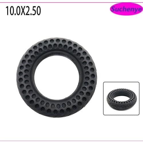 10 inch 10x2.50 honeycomb solid tyre Thickened Double Honeycomb Tyre for Quick 3 ZERO 10X Inokim OX Folding Electric Scooter