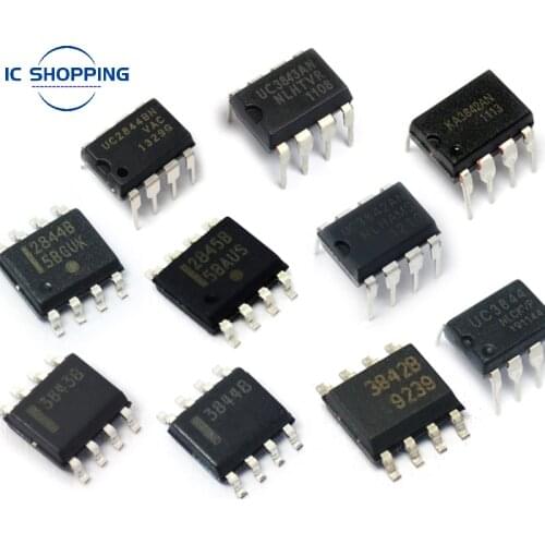 5PCS All New Origina UC2842 UC2843 UC2844 UC2845 UC3842 UC3843 3844 UC3845 SOP8 DIP8 PWM Pulse Width Modulator Chip