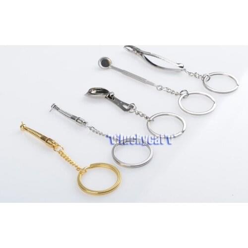 5pcs Assorted KEYCHAIN Dentist Dental Lab Promo Small Great Gift New