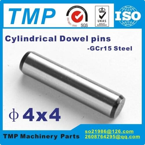 50 pieces/Lot 4x4mm Locating Pins/Dowel pins/Cylindrical position pins For Mechanical Uses-TLANMP Material:Steel GCr15