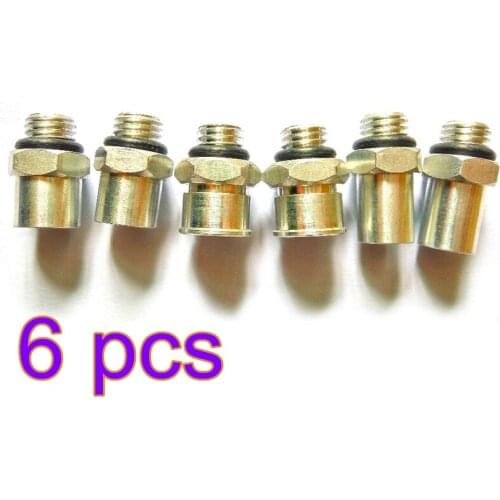 6PC AUTOOL CT-200 Motorcycle Nozzle Connector CT200 Auto Fuel Injector Cleaner and Tester Parts