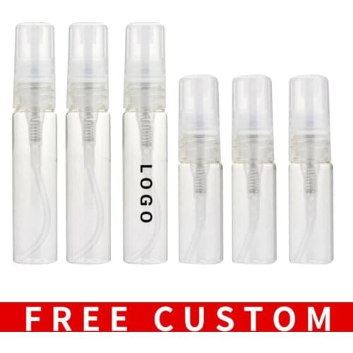 Wholesale 100pieces/Lot 10ML Mini Portable Fine Fog Glass Perfume Bottle With Atomizer Empty Cosmetic Containers For Travel