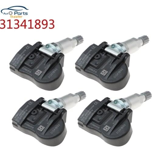 4 Pcs TPMS Sensor 31341893 31341171 313418930 Tire Pressure Sensor For Volvo C30 C70 S40 S60 S70 S80 V40 V50 V60 XC60 XC70 XC90
