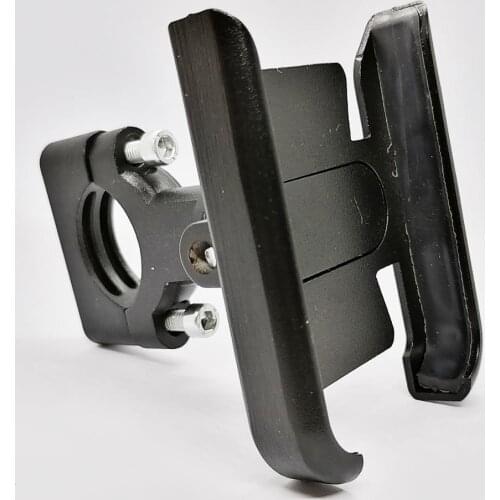 Aluminum Alloy Motorcycle Phone Holder Handlebar Rail Mount Universal Cell Phone Grip Holder Bracket for 4-7 inch Mobile Device