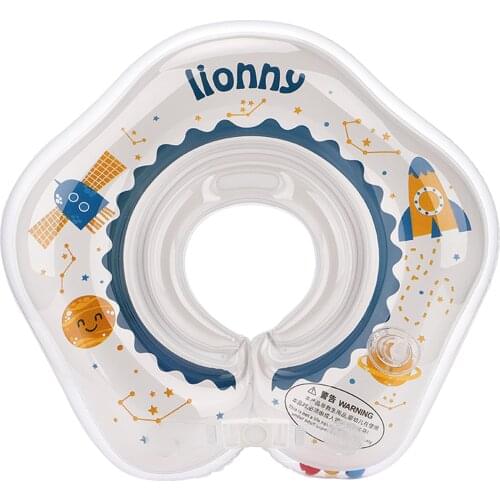 Inflatable Circle Swimming Neck Ring Infant Swimming Accessories Swim Neck Baby Tube Ring Safety Neck Float Circle Bathing Toys