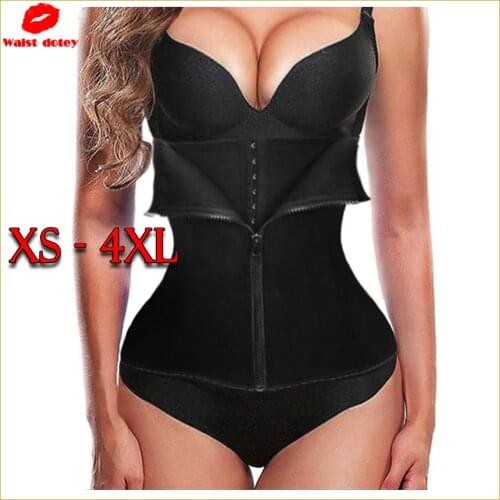 Neoprene shapewear Womens corset waist coach belt zipper corset Slimming Belt Shaper Waist Trainer modeling strap body shaper