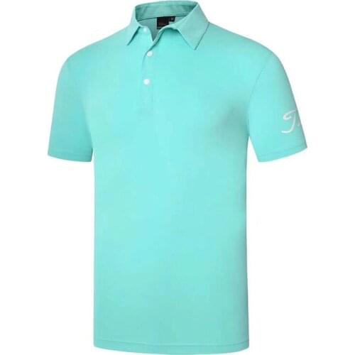 Golf Wear Quick Drying Golf Breathable Quick Drying Clothes Outdoor Sports Jerseys Leisure Short Sleeve T-shirt Mens Clothing