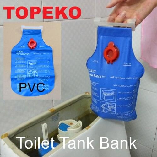 Free Shipping-Water Saving Toilet Tank Bank(TP-C01)-PVC Material-30%-70% Money Saving