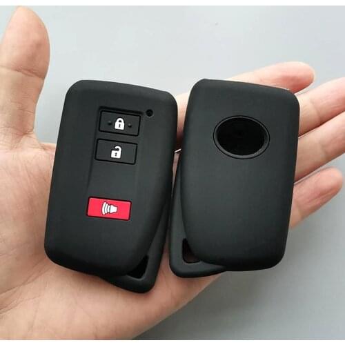Car key for Lexus NX GS RX ES GX LX RC IS 250 200 350 300H 450H CT200 2+1 button remote Protect silicone key fob cover case