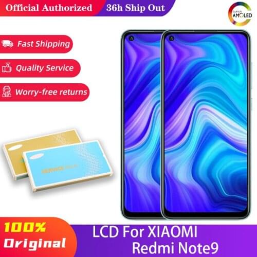 10pcs/lot 6.53'' Display Replacement For Xiaomi Redmi Note 9 LCD Touch Screen Digitizer Assembly For Redmi Note9 Display Screen