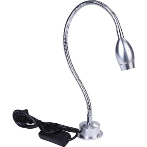 Sewing machine light flexible gooseneck work light CNC machine work light for workbench lathe drill music stand craft