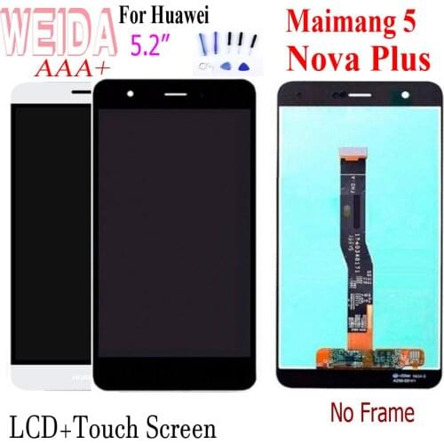 5.5" Lcd For Huawei Nova Plus LCD Display Touch Screen Digitizer Assembly For MAIMANG 5 Display TD-LTE MLA L01 L11 L02 L03 L12