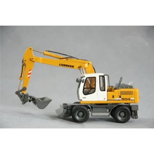 1:50 LIEBHERR A904C Multifunctional Wheeled Excavator Engineering Machinery Diecast Toy Model 58004 for Collection,Decoration