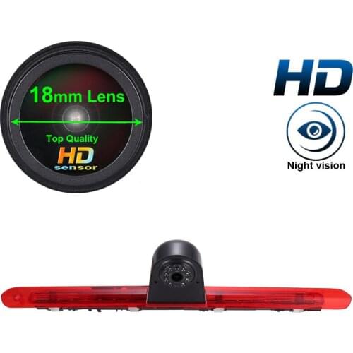 18mm HD lens car Parking camera for Mercedes benz V-Klasse Rise Edition 2017 V206 2016 Centre High Mount Stop Lamp Parking Light