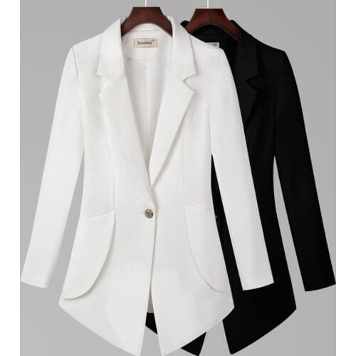 2020 New Fashion Plus Size Red Womens Blazer Spring Black Professional Workwear Suit Jacket Women Clothing Female Suit Coat