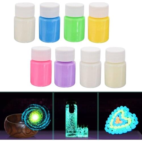 1Pc Glow in the Dark Pigment Fluorescent Pain Glow in the Dark Acrylic Luminous Paint DIY Art Decoration For Wall Glass Paper
