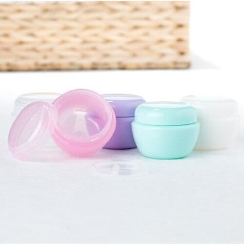 Free Shipping 18pcs 20ml Empty mushroom Cosmetic Containers with Lids 20g Plastic Small Refillable Travel Bottle