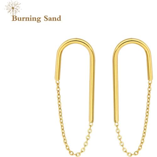 BURNING SAND Dangle Earrings