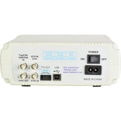 FY6600-60MHz digital control dual channel DDS arbitrary waveform signal generator / pulse signal source / frequency meter