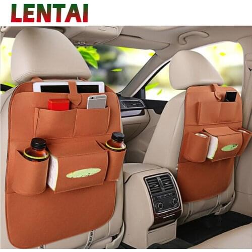 LENTAI For Peugeot 206 307 407 308 207 508 3008 2017 208 2008 Chevrolet cruze captiva 1PC Auto Car Back seat storage bag Net