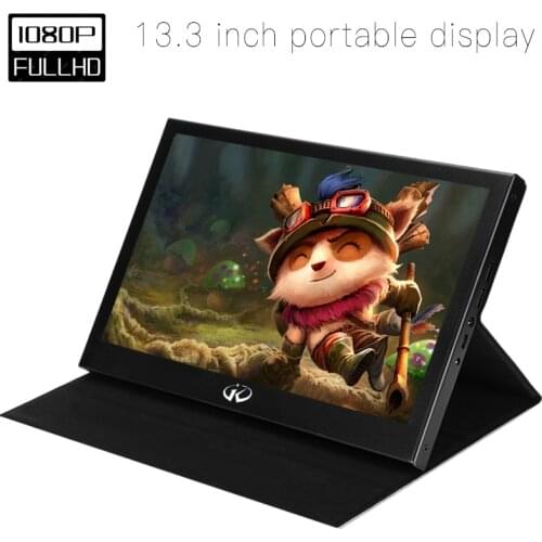 13.3-inch portable monitor IPS 1920x1080P HDR gaming monitor USB C HDMI compatible with Switch smartphone laptop PS4/XBOX