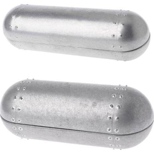 2021 New Vintage Aluminum Spectacles Eyewear Case For Reading Glasses Or Sunglasses Holder Boxes Hard Protector