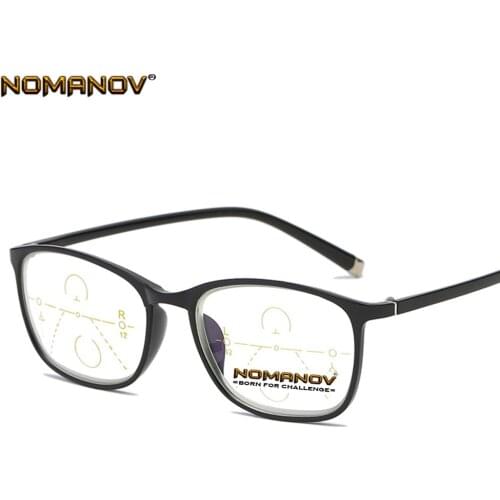 Retro Hand Made Frame Blu Light Blocking Lens Men Women Progressive Multifocus Reading Glasses Add 75 100 125 150 175 200 to 400